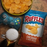 Ruffles Potato Chips Cheddar & Sour Cream, 2.25 oz Bag