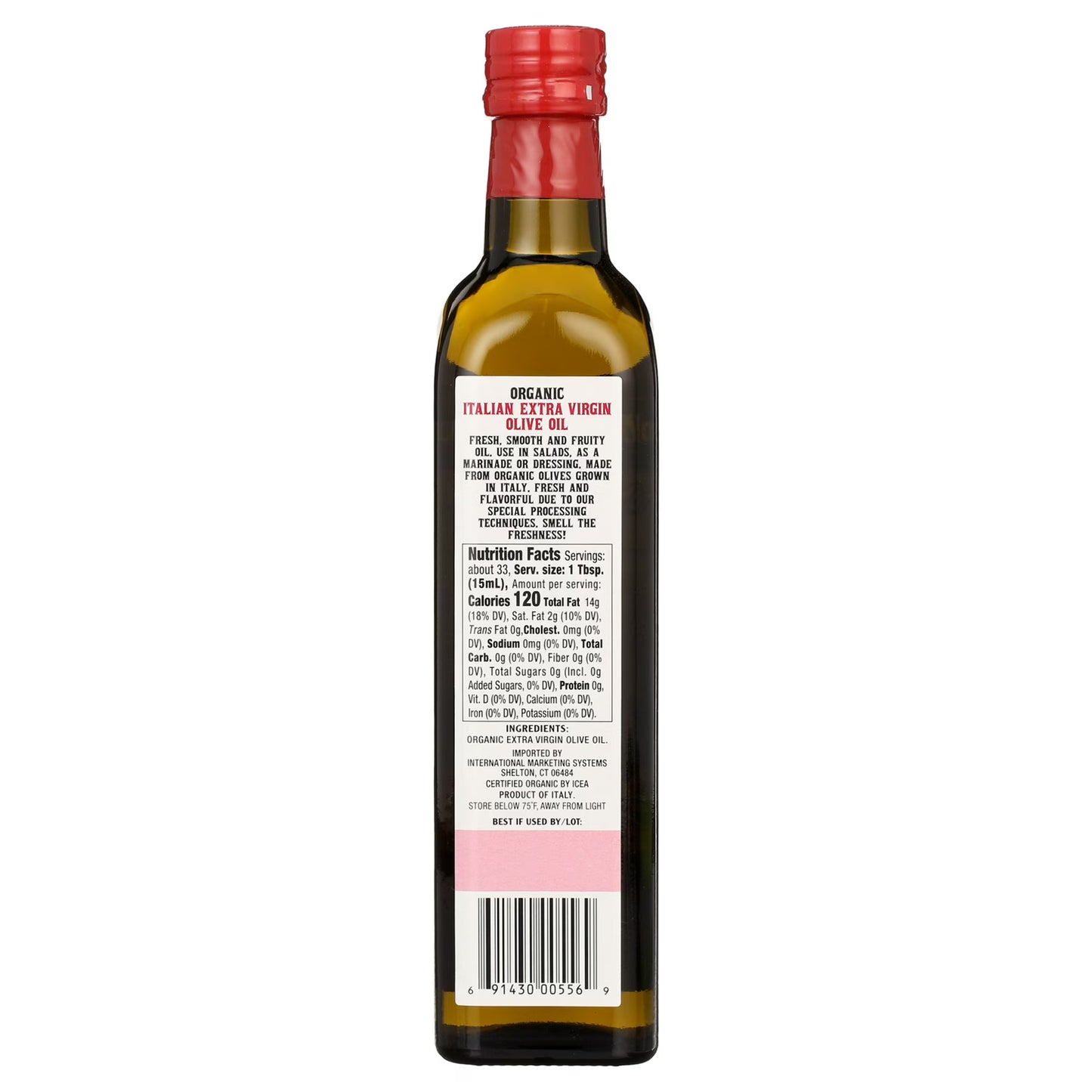 (2 pack) Novelli 100% Italian Organic Extra Virgin Olive Oil 16.9floz
