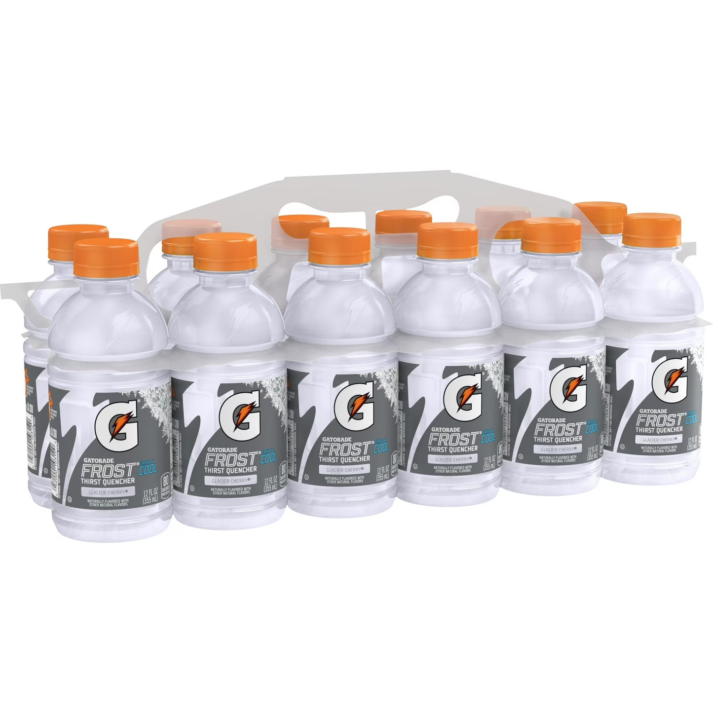 Gatorade Frost Thirst Quencher Glacier Cherry Sports Drinks, 12 fl oz, 12 Count Bottles