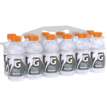 Gatorade Frost Thirst Quencher Glacier Cherry Sports Drinks, 12 fl oz, 12 Count Bottles