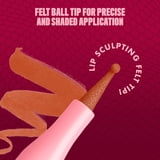 NYX Professional Makeup Lip Lingerie Lip Liner Stain, Waterproof Lip Color, Barley There, 0.03 fl oz