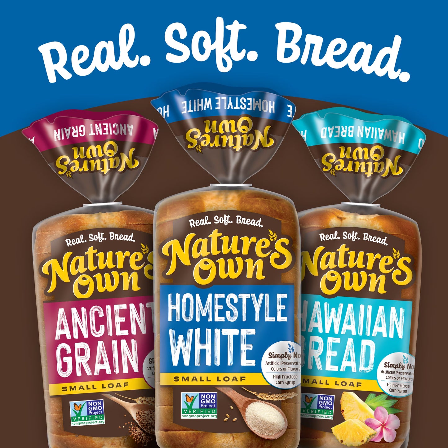 Nature's Own Homestyle White, Non-GMO Small Loaf Bread, Sandwich Bread, 12 oz Loaf