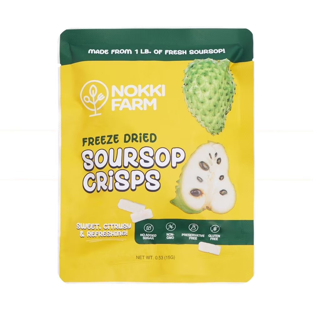 NOKKI FARM Freeze Dried Tropical Fruit Crisps Variety - Healthy & Exotic Tropical Superfood Snack, No Added Sugar or Preservatives, Kid-Approved, Portable for On-The-Go Snacking
