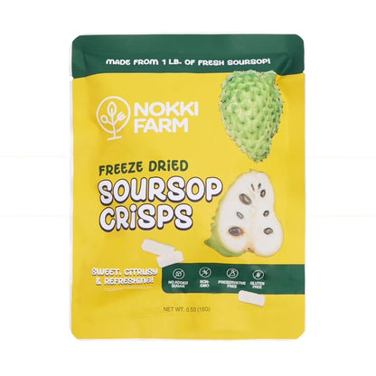 NOKKI FARM Freeze Dried Tropical Fruit Crisps Variety - Healthy & Exotic Tropical Superfood Snack, No Added Sugar or Preservatives, Kid-Approved, Portable for On-The-Go Snacking