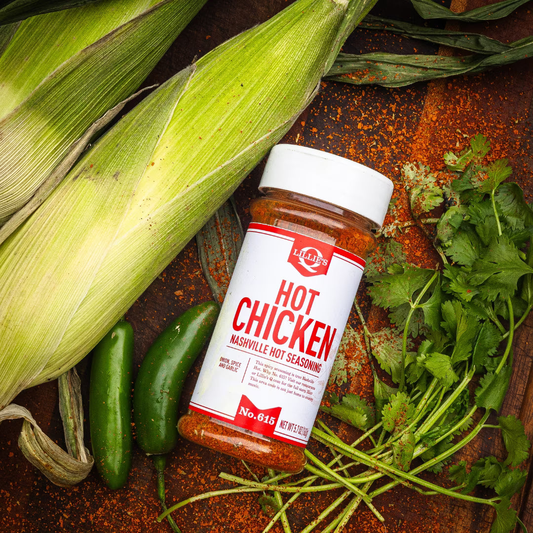 Lillie’s Q Nashville Hot Chicken Seasoning – Spicy Nashville Hot Seasoning & Chicken Rub; 5.7 oz