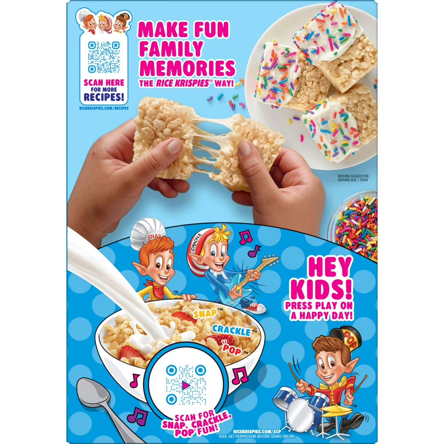 (8 pack) Kellogg's Rice Krispies Original Breakfast Cereal, 8 Vitamins and Minerals, 9 oz