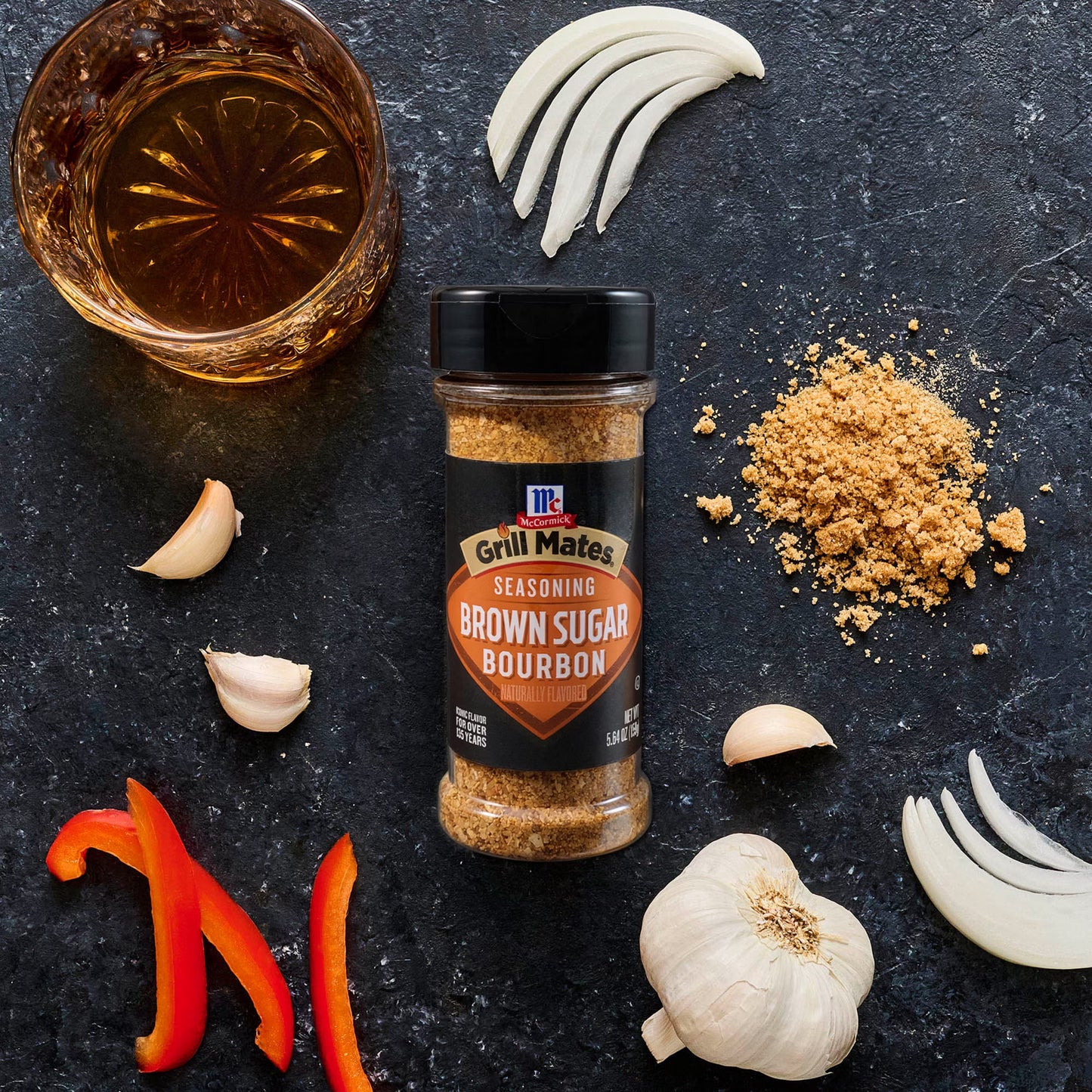 Grill Mates Brown Sugar Bourbon Seasoning, 5.64 oz Bottle