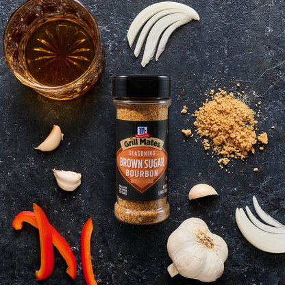 Grill Mates Brown Sugar Bourbon Seasoning, 5.64 oz Bottle