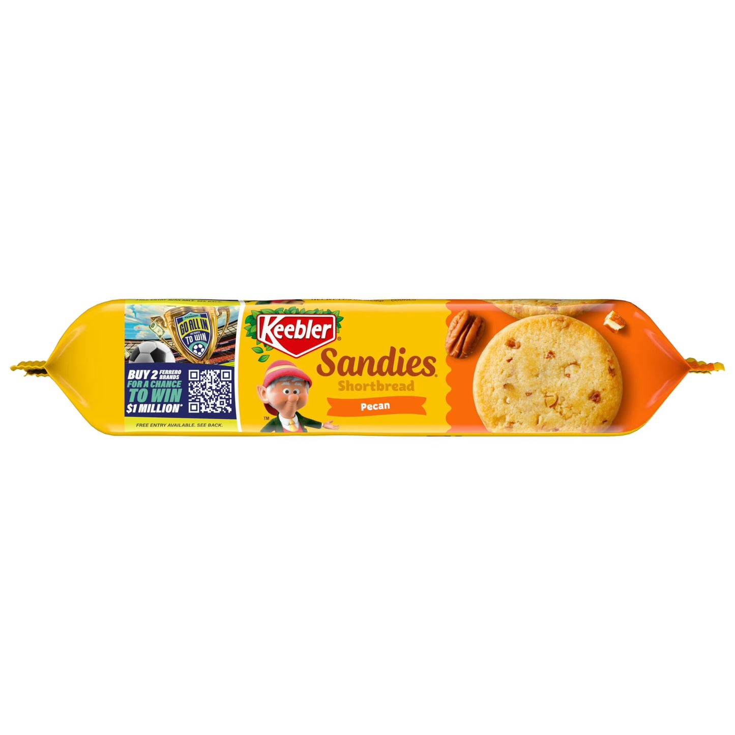 Keebler Sandies Pecan Cookies, Shortbread Cookies with Crunchy Pecans, 11.3 oz