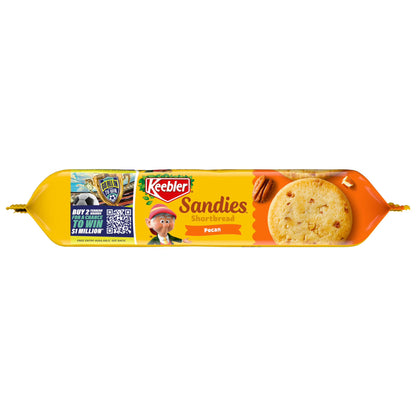Keebler Sandies Pecan Cookies, Shortbread Cookies with Crunchy Pecans, 11.3 oz