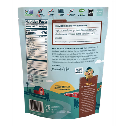 Seven Sundays Real Cocoa Breakfast Cereal, Gluten-Free, Grain-Free, Crisp Texture, 8 oz Bag