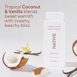 Native Coconut & Vanilla Body Wash 18 fl oz