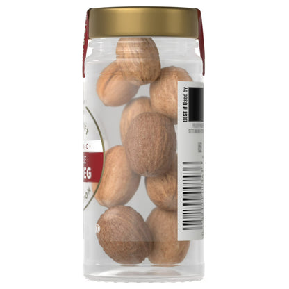 McCormick Gourmet Organic Whole Nutmeg, 1.5 oz Bottle