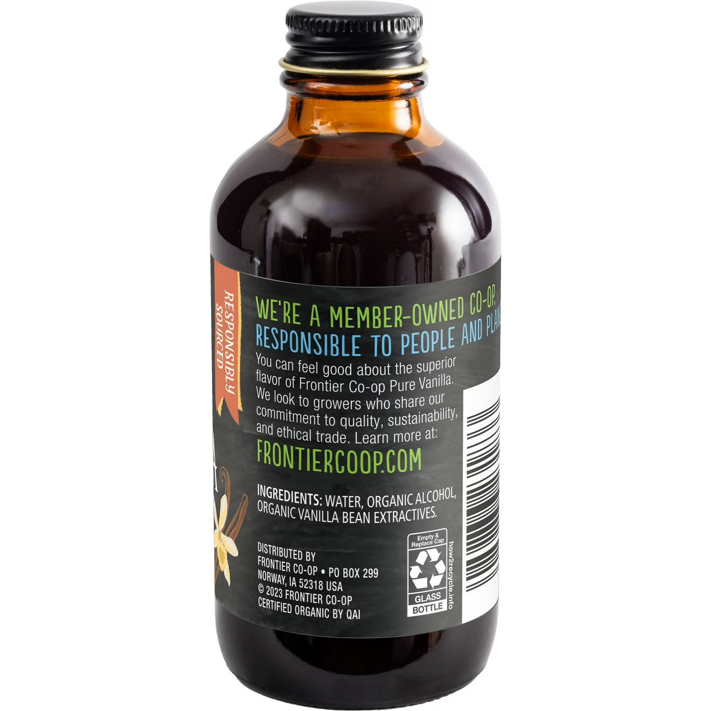 Frontier Co-op Pure Vanilla Extract, Organic 4 fl. oz.