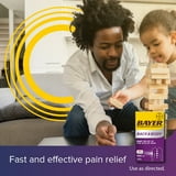 Bayer Back and Body Extra Strength Aspirin 500mg, Aspirin Plus 32.5 mg Caffeine Pain Reliever, Powerful Back and Body Pain Relief, 100 Coated Caplets