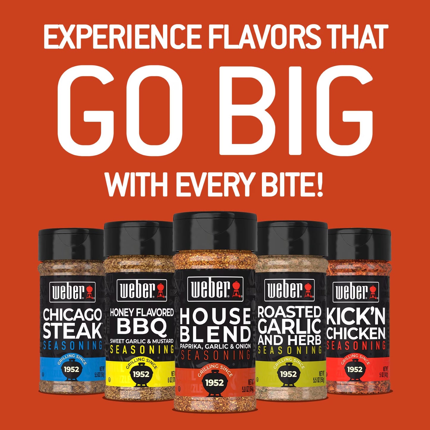 Weber House Blend Seasoning Blend, 5.8 oz Bottle