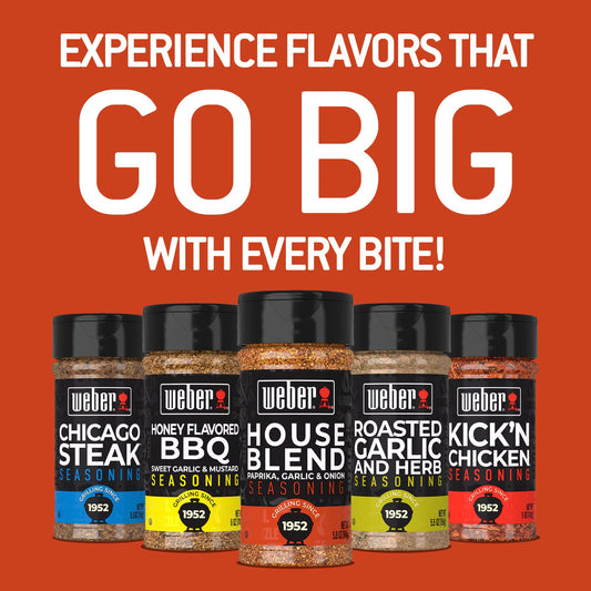 Weber House Blend Seasoning Blend, 5.8 oz Bottle