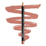 NYX Professional Makeup Slim Lip Pencil, Long-Lasting Creamy Lip Liner, Nude Pink, 0.03 oz