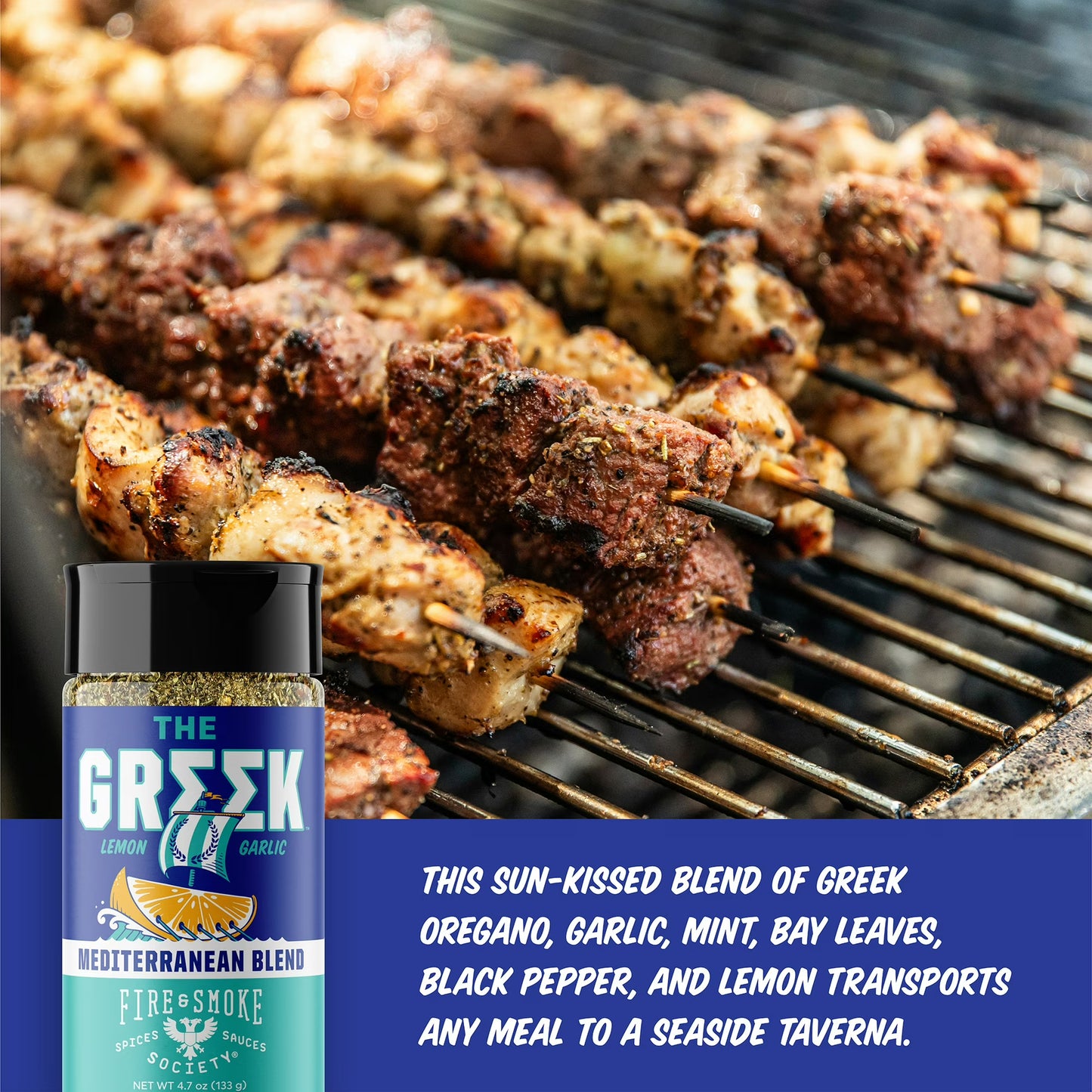 Fire & Smoke Society The Greek Seasoning, 4.7 oz