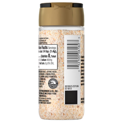 McCormick Zesty Lemon Finishing Salt, 4.97 oz Bottle