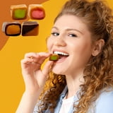 Assorted Caramel Candy Mix – 1 Pound, Individually Wrapped Soft Sweets with Filled Centers – Chewy Caramels, Flavored Caramels – Perfect For Parties, Events, Candy Tables, & More