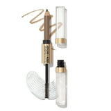 (2 pack) Revlon ColorStay Brow Fantasy, Eyebrow Pencil with Clear Shaping Gel, 001 Ash Blonde