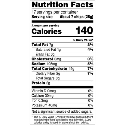 Tostitos Restaurant Style Original Tortilla Chips, 17 oz Party Size Bag