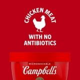 (4 pack) Campbell's Chicken Noodle Soup, 15.4 oz Microwavable Bowl