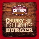 (2 pack) Campbell's Chunky Cheesy Jalapeno Burger with Bacon Bits Soup, 18.8 oz Can