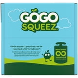GoGo squeeZ No Sugar Added Apple Cinnamon Apple Applesauce Variety Pouches, 3.2 oz (24 Pack)