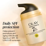 Olay Face Moisturizer, Total Effects, SPF 30 Hydrating Face Cream, Niacinamide, 1.7fl oz