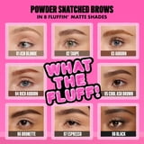 NYX Professional Makeup Fluff & Snatch Eyebrow Pencil, Eyebrow Powder Pen, Black, 0.04 oz