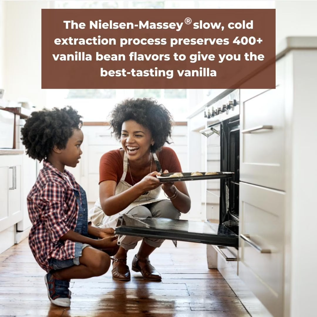 Nielsen-Massey Everyday Gourmet Pure Vanilla Extract, 2 oz – Premium Baking Vanilla for Cookies, Cakes & More