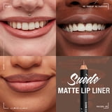 (2 pack) NYX Professional Makeup Suede Matte Lip Liner Pencil, Maison, 1 Count