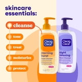 Clean & Clear Day and Night Acne Face Wash, Oil-Free, 8 fl oz (2 Pack)