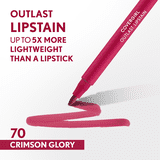 COVERGIRL Outlast Lipstain, 70 Crimson Glory, Pink, 0.05 fl oz