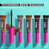 NYX Professional Makeup Thick It Stick It Thickening Brow Gel, Black