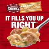 (2 pack) Campbell's Chunky Creamy Chicken Cajun Style Alfredo with Andouille Sausage Soup, 18.8 oz Can