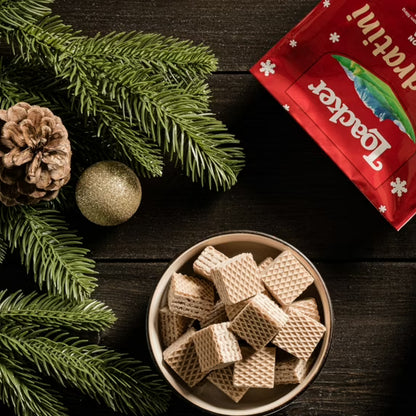 Quadratini Cinnamon, Bite-size Wafer Cookie, 8.82 oz, pack of 6