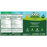 GoGo squeeZ No Sugar Added Apple & Gimme 5 Applesauce & Fruit Puree Variety, 3.2 oz (10 Pack)