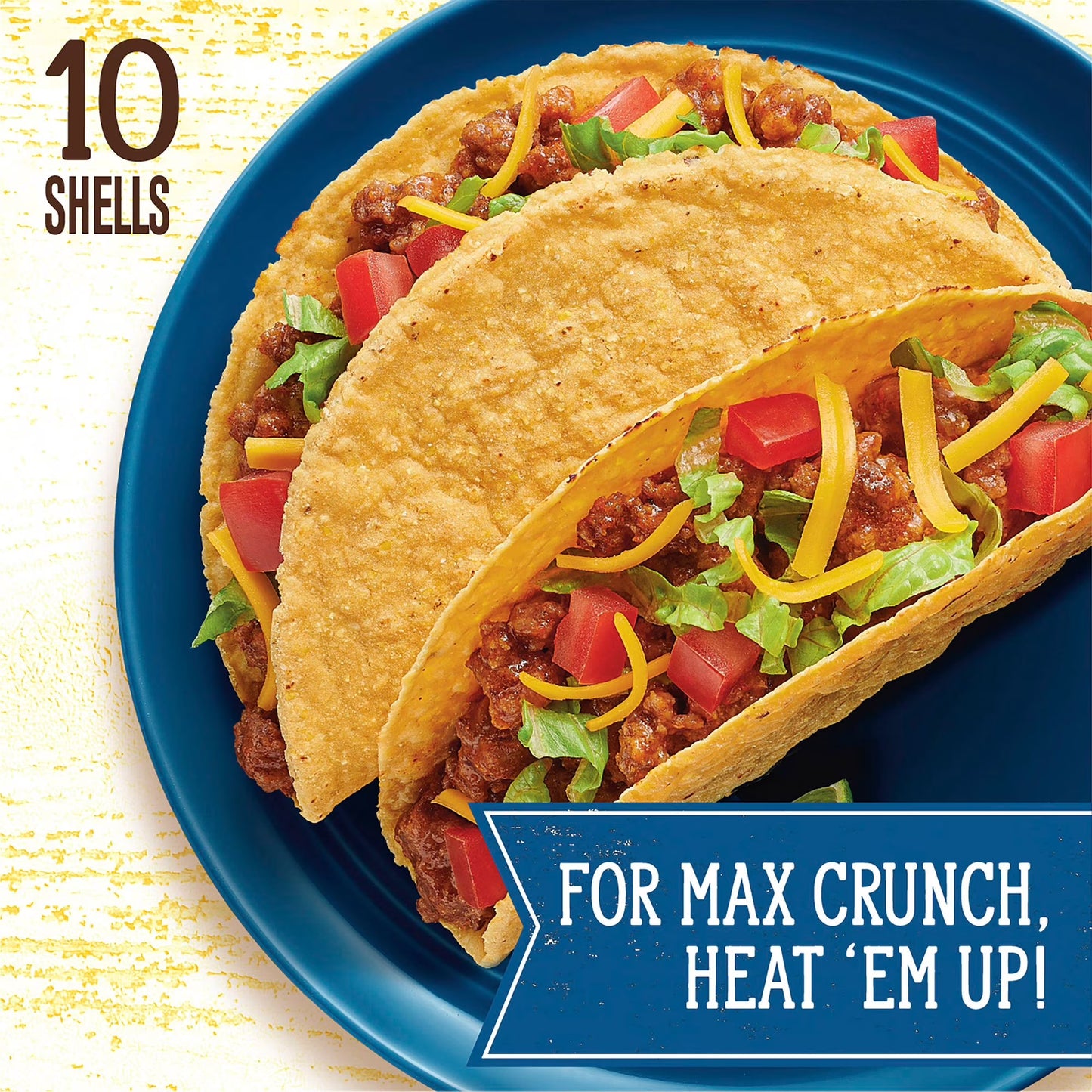 Old El Paso Protein Advantage Taco Shells, 10g Protein, Gluten Free, 10 Count, 4.94 oz