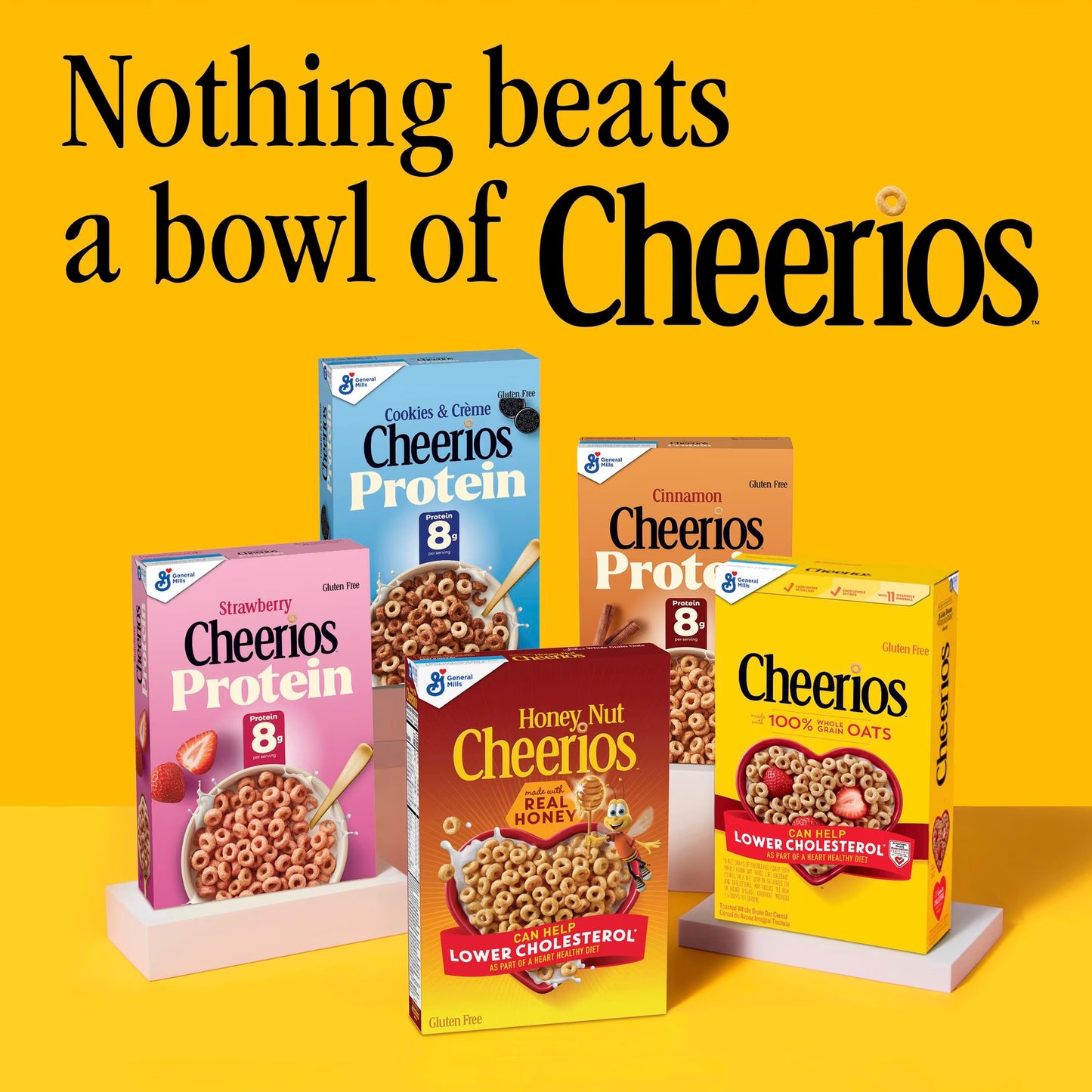 Honey Nut Cheerios, Heart Healthy Gluten Free Breakfast Cereal, Mega Size, 27.2 oz
