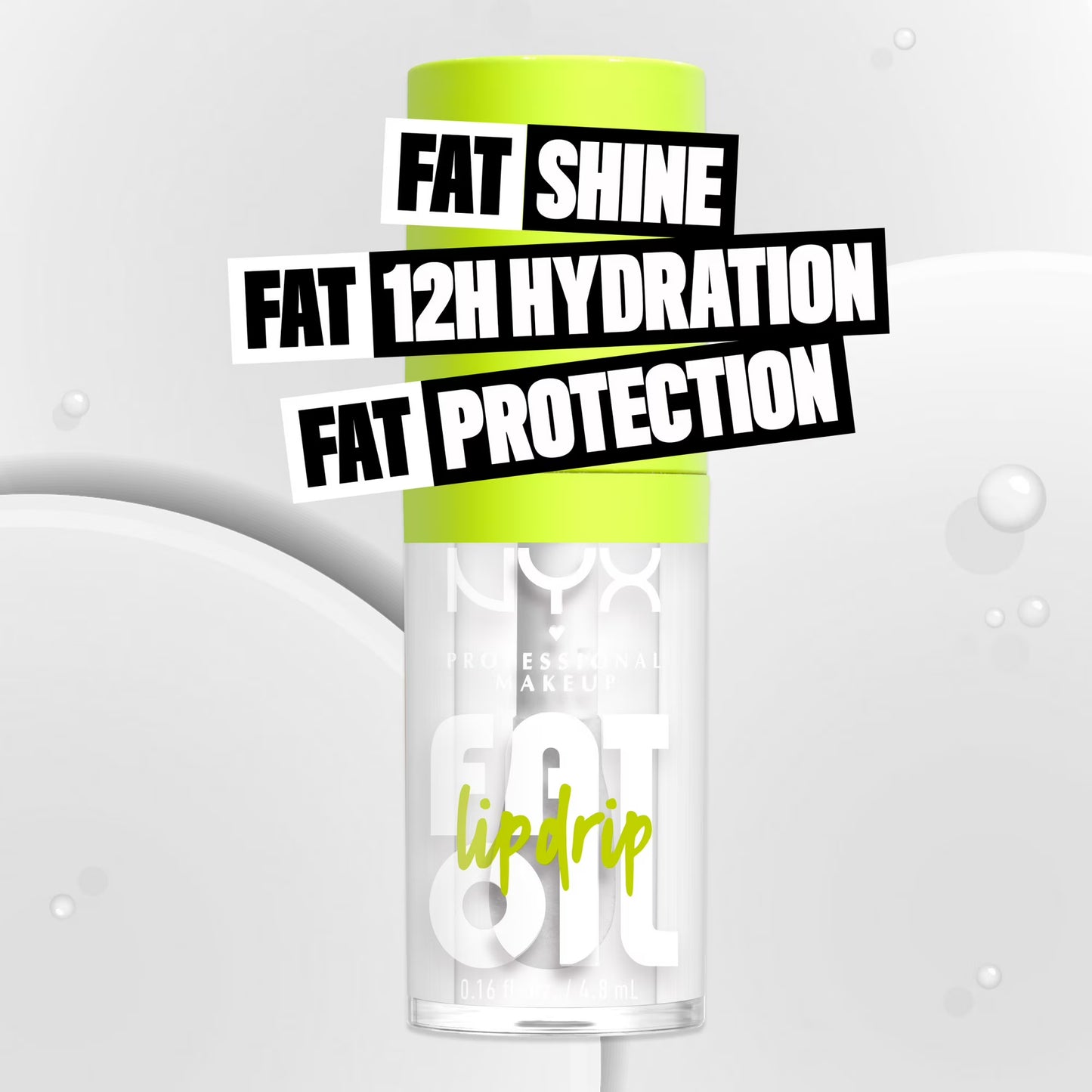NYX Professional Makeup Fat Oil Lip Drip Hydrating Lip Gloss with Oil Blend, My Main, 0.16 fl oz
