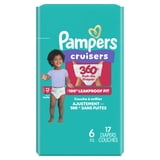 Pampers Cruisers 360 Baby Diapers Size 6, 17 Count (Select for More Options)