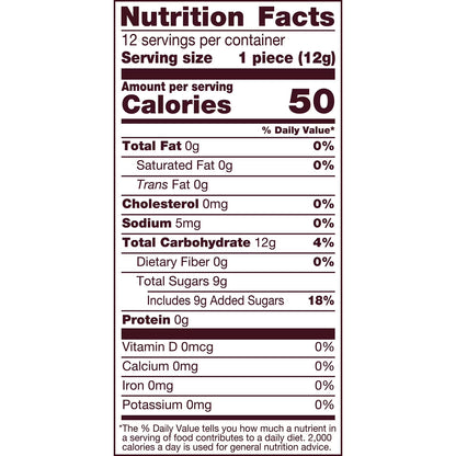 Hershey's Chocolate Mint Flavored Christmas Candy Canes, Box 5.28 oz, 12 Pieces