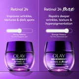 Olay Retinol 24 Max Night Moisturizing Cream with Triple Collagen Peptide, Fragrance-Free, 1.7 oz