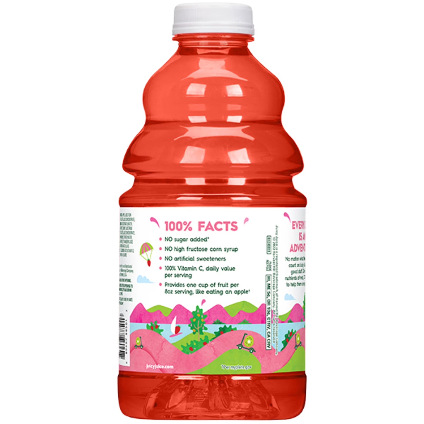 (4 pack) Juicy Juice 100% Juice, Kiwi Strawberry, 48 fl oz Bottle