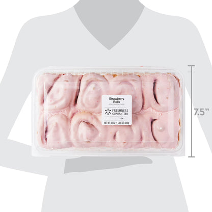 Freshness Guaranteed Strawberry Rolls, 22 oz, 8 Count