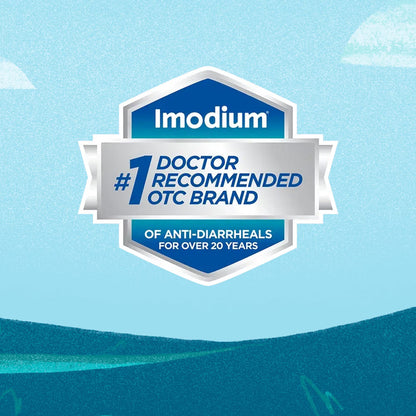 Imodium A-D Anti-Diarrheal Caplets 2mg Loperamide Hydrochloride Diarrhea Relief Caplets, 24 Count