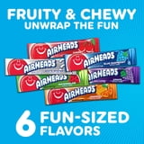 Airheads Peanut-Free Full-Size Chewy Candy Bars, Assorted Fruit Flavors, Bulk Candy Individually Wrapped, 60 Count Display Changemaker Box
